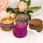 SET DE VELAS X4 AROMATIZADAS PARA REGALO