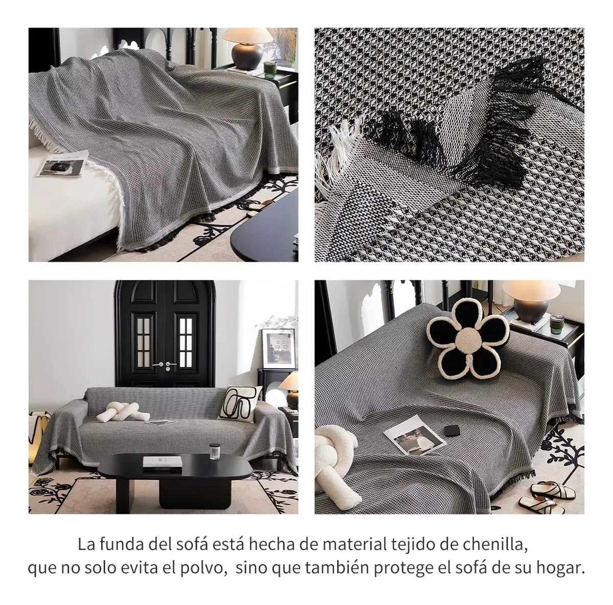 Manta clasica para sofa